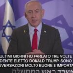 Israele, Netanyahu sui colloqui con Trump: “Stessa visione sull’Iran”