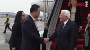 Cina, l’arrivo di Mattarella ad Hangzhou