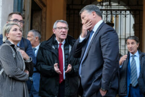 Roma, Palazzo Chigi, incontro del Governo con i sindacati per l’esame della legge di bilancio di previsione dello Stato 2025 e bilancio pluriennale 2025-2027