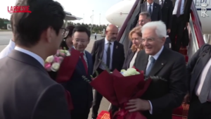 Cina, Sergio Mattarella arriva a Canton: ultima tappa della visita di Stato