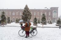 Nevicata sulla città di Torino