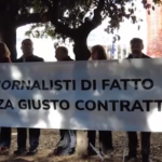 Rai, protesta dei giornalisti precari a Viale Mazzini: “Vogliamo il giusto contratto”