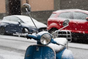 Nevicata sulla città di Torino