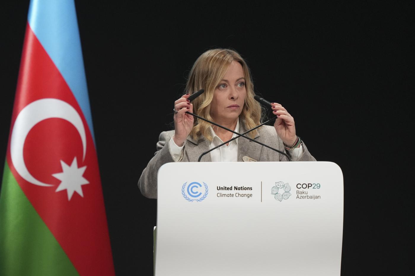 Cop29, Meloni: “Usare tutte le tecnologie, anche il nucleare”