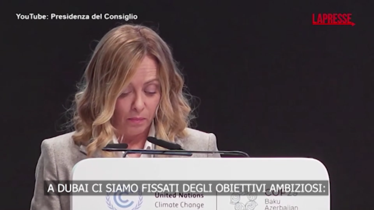 VIDEO Cop29, Meloni: “Sono madre, lavoro per mia figlia e sua generazione” VIDEO Cop29, Meloni: “Sono madre, lavoro per mia figlia e sua generazione”