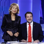 Scintille Salvini-Gruber a Otto e Mezzo, lui le regala un cioccolatino