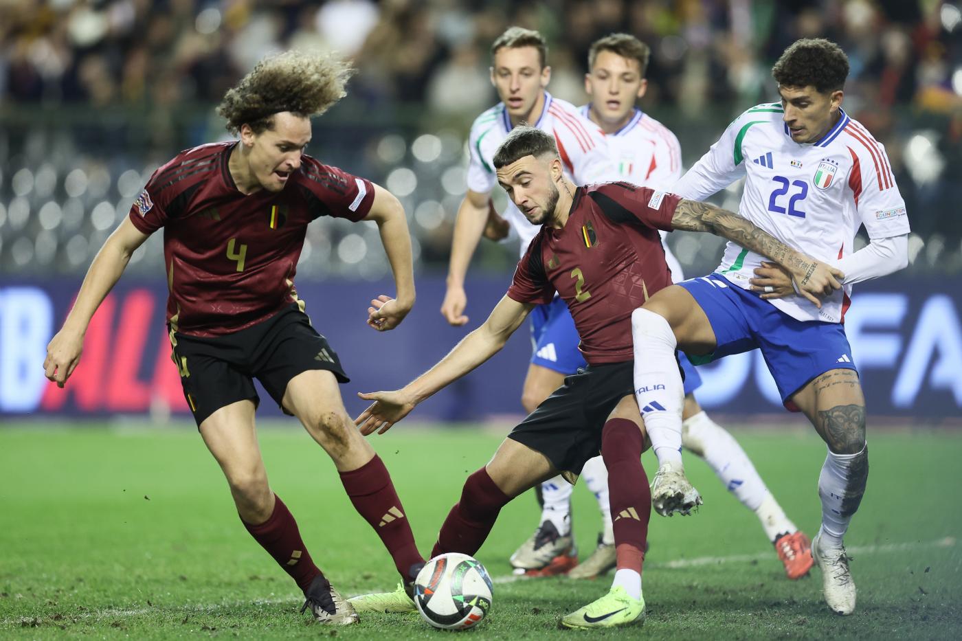 Nations League, Belgio Italia 0 1: azzurri ai quarti