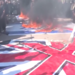 Iraq, a Baghdad proteste contro Israele: bruciate le bandiere di Usa e Regno Unito