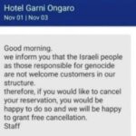 Turisti israeliani respinti da hotel: Booking rimuove l’albergo