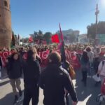 Roma, partito il corteo studentesco per lo sciopero nazionale: “No Meloni Day”