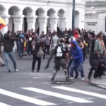 Ecuador, proteste contro il governo di Noboa