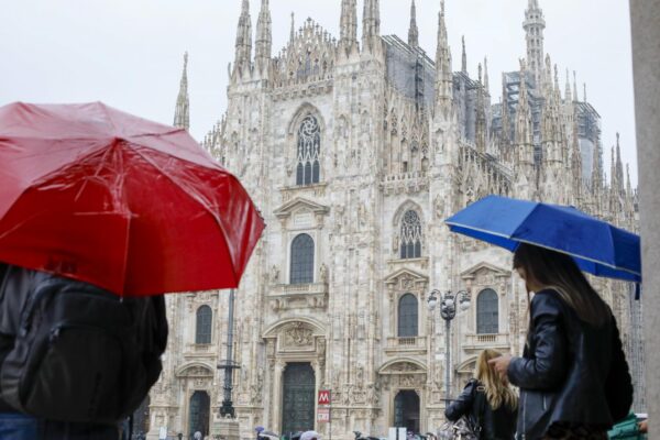 Pioggia e maltempo a Milano