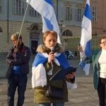 Torino, la ‘Comunità dei Russi Liberi’ manifesta contro l’invasione dell’Ucraina