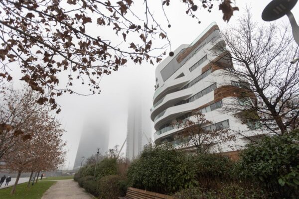 Milano - Nebbia fitta in città