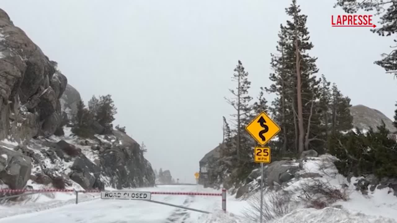 Usa, tempesta di neve nel nord della California: due morti