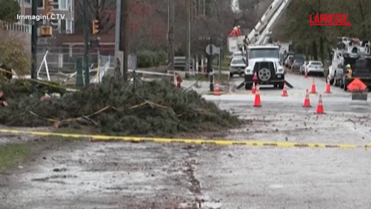 Canada, il ciclone bomba colpisce Vancouver