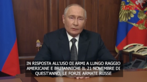 Putin: “Potremmo colpire chi permette a Kiev di lanciare missili contro Russia”