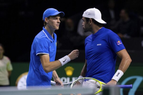 Jannik Sinner - Matteo Berrettini vs Molteni Andres - Maximo Gonzalez - quarti di finale di Coppa Davis a Malaga