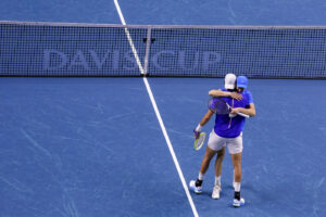 Jannik Sinner - Matteo Berrettini vs Molteni Andres - Maximo Gonzalez - quarti di finale di Coppa Davis a Malaga