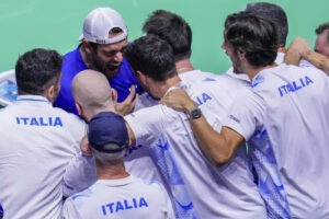 Matteo Berrettini vs Botic van de Zandschulp - Tennis, finale Coppa Davis Italia-Olanda