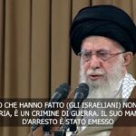 Iran, Khamenei chiede “condanna a morte per Netanyahu”