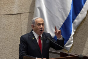 Discorso del primo ministro Benjamin Netanyahu alla Knesset, il parlamento israeliano a Gerusalemme