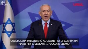 Medioriente, Netanyahu annuncia l’ok alla tregua in Libano