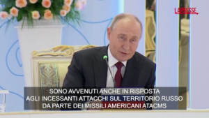 Ucraina, Putin dopo il nuovo raid: “E’ la risposta ai missili americani Atacms”