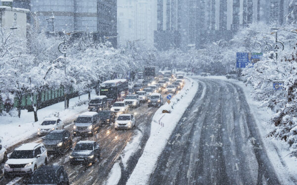 Corea del Sud neve