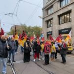 Sciopero generale 29 novembre, il corteo per le strade di Milano