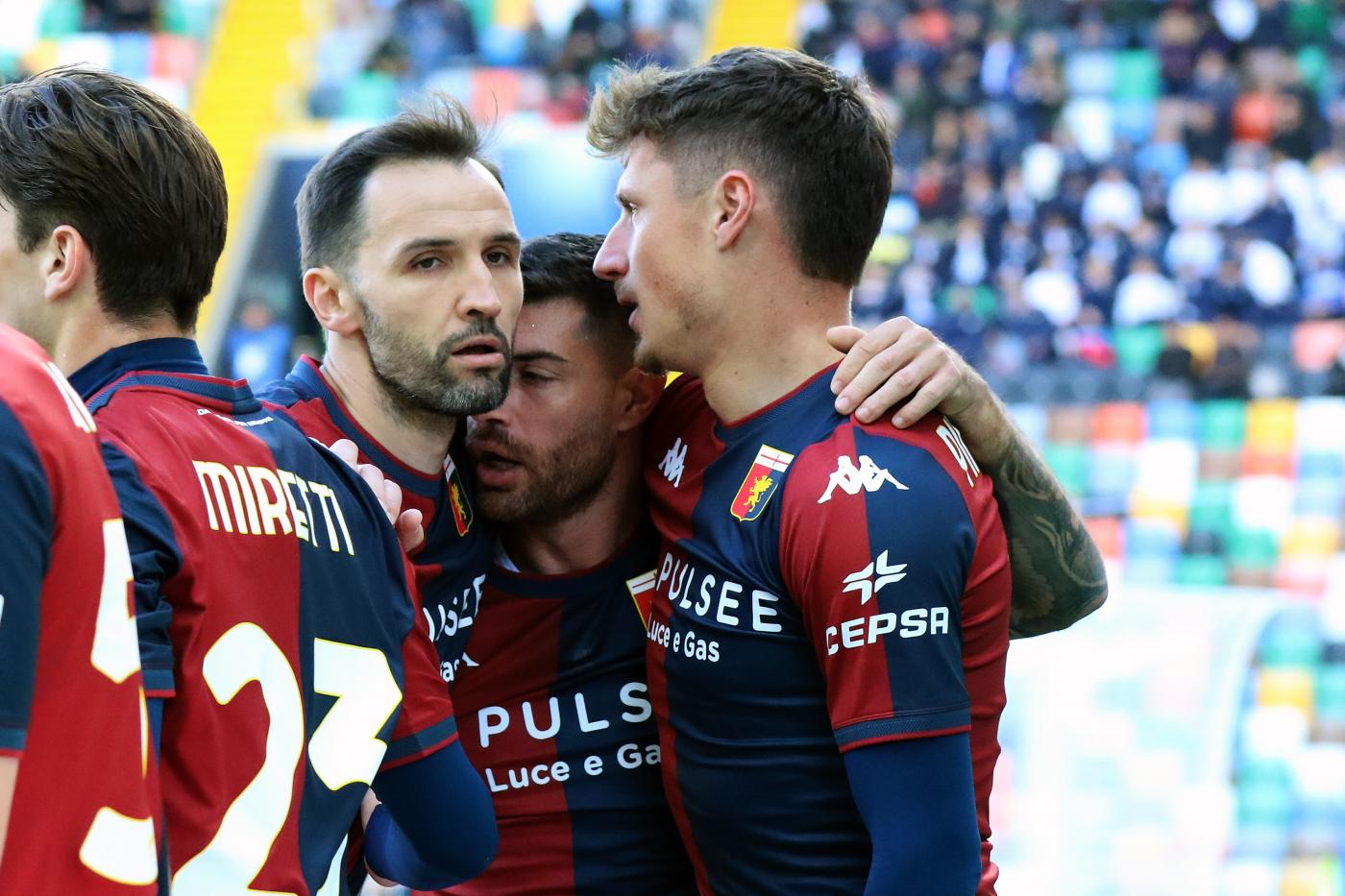 Udinese-Genoa 0-2, primi 3 punti per Vieira