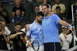 Match di esibizone con Juan Martin Del Potro e Novak Djokovic a Buenos Aires