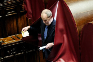 Roma, Camera dei Deputati, Parlamento in seduta Comune per l’elezione di un giudice della Corte Costituzionale