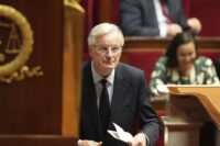 Francia - Il primo ministro francese Michel Barnier all\'Assemblea nazionale