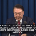 Corea del Sud, presidente revoca legge marziale