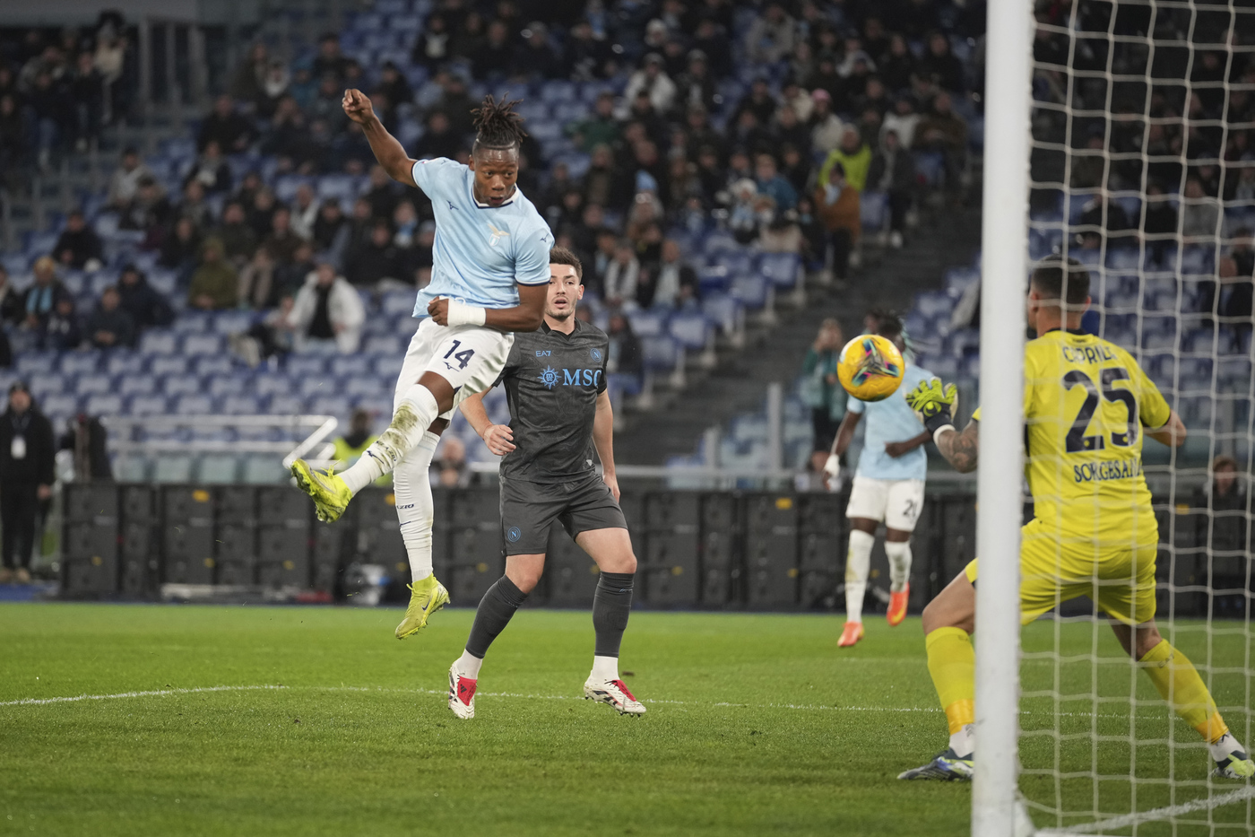 Coppa Italia, Lazio Napoli 3 1: biancocelesti ai quarti con tripletta di Noslin