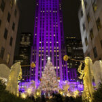 Natale, luci e magia al Rockefeller Center: l’abete illuminato incanta New York