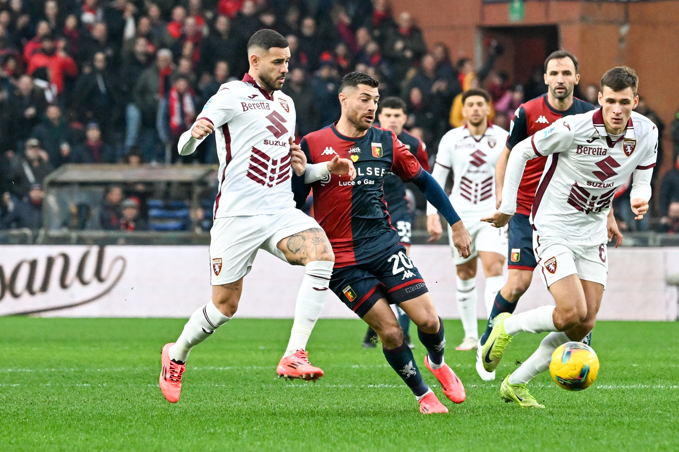 Genoa-Torino 0-0, poche emozioni al ‘Ferraris’