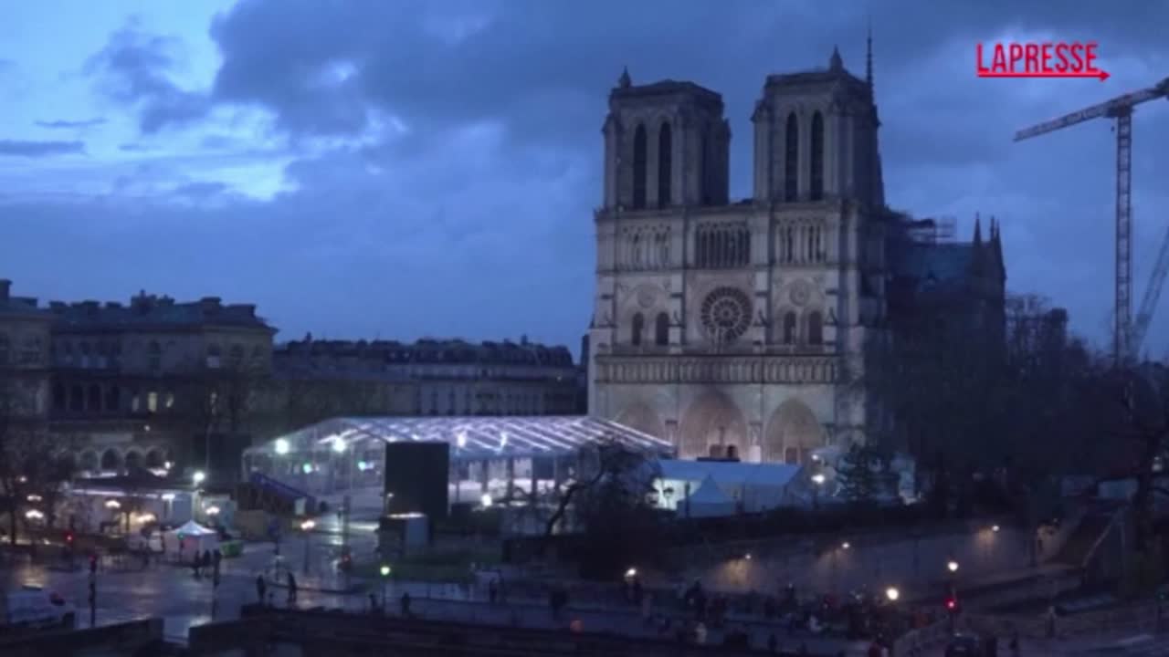 Parigi, tutto pronto per la cerimonia di riapertura di Notre Dame