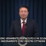 Corea del Sud, il presidente Yoon: “Mi scuso per la legge marziale”