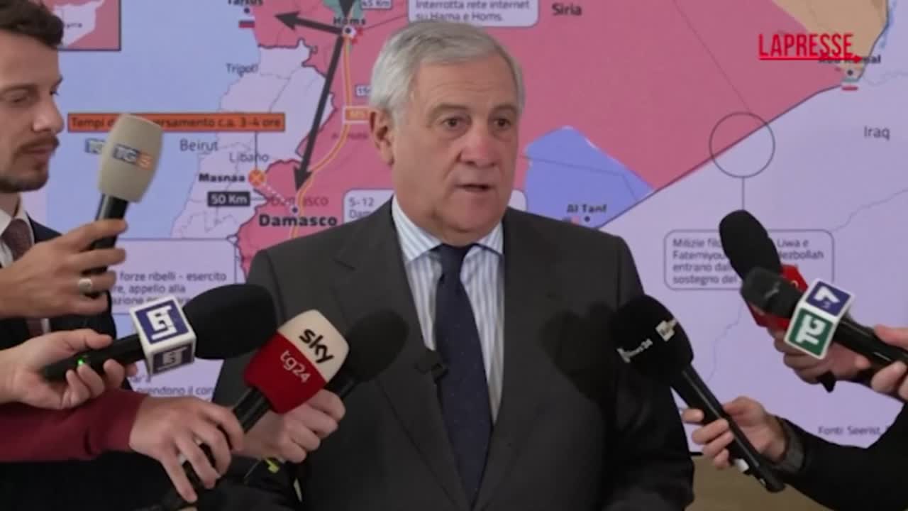 Siria, Tajani: “Situazione italiani nel Paese è sotto controllo”