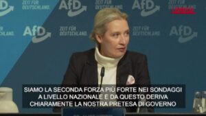 Germania, il partito di estrema destra AfD candida Weidel alla cancelleria