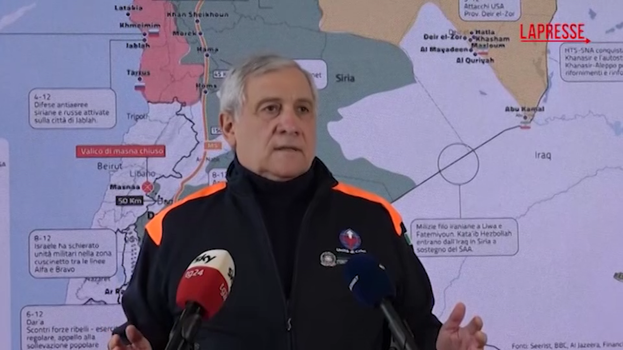 Siria, Tajani: “Auspichiamo passaggio di consegne pacifico”