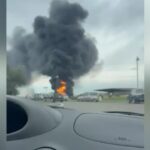 Esplosione raffineria Calenzano, una nube di fuoco e fumo nero: i video sui social