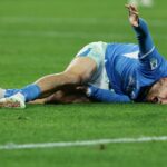 Napoli, infortunio Kvaratskhelia: è lesione al legamento collaterale