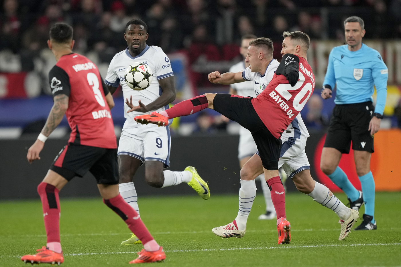Champions League, Bayer Leverkusen-Inter 1-0 Champions League, Bayer Leverkusen-Inter 1-0