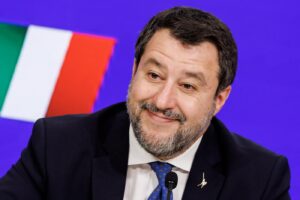 Il ministro dei Trasporti Matteo Salvini presenta il contratto di programma Mit-Anas