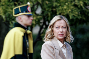 Villa Doria Pamphilj - Giorgia Meloni incontra il Re e la Regina di Spagna Felipe VI e Letizia