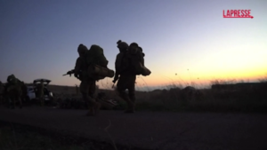 Le truppe di Israele durante un’operazione in Siria