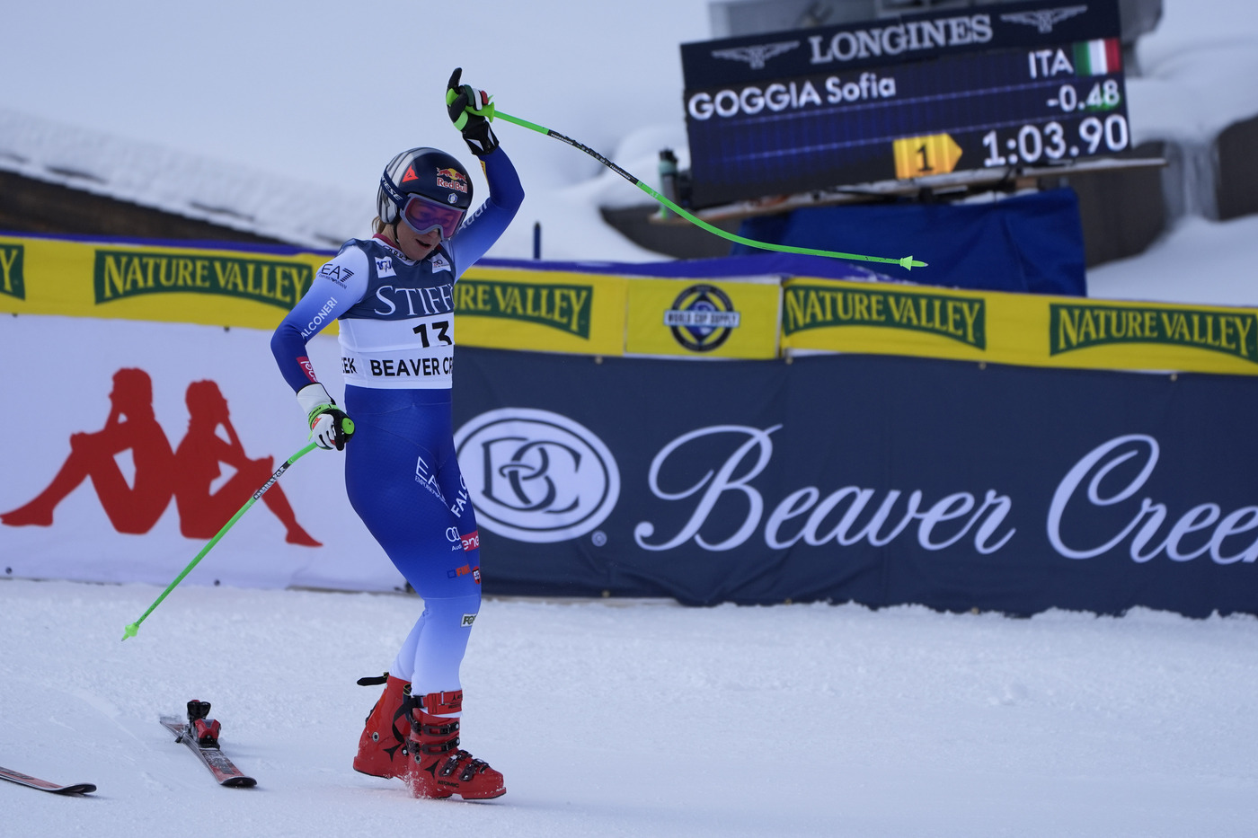 Sci, Goggia da favola: non smette di stupire e domina il SuperG di Beaver Creek